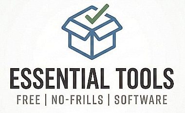 Logo for Essential Tools with an open box and tick.